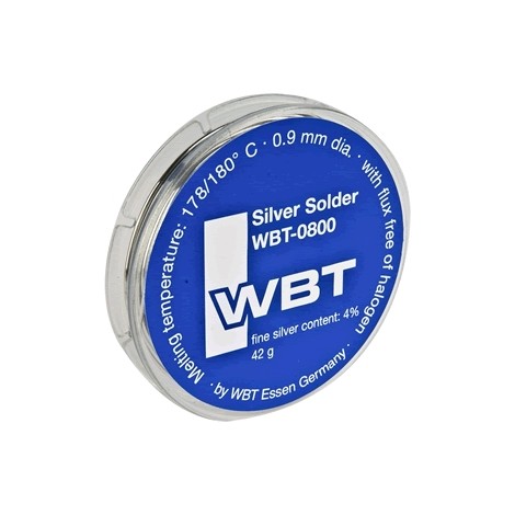 ixlos silver plate ofc cable WBT-0101使用 Konektörler - WBT - WBT-0800 42g Gümüş Lehim Teli